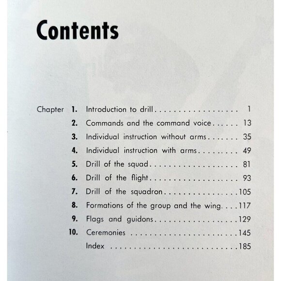 United States Air Force Drill & Ceremonies 1953 SC 1st Edition Militaria DWMM - Picture 6 of 7